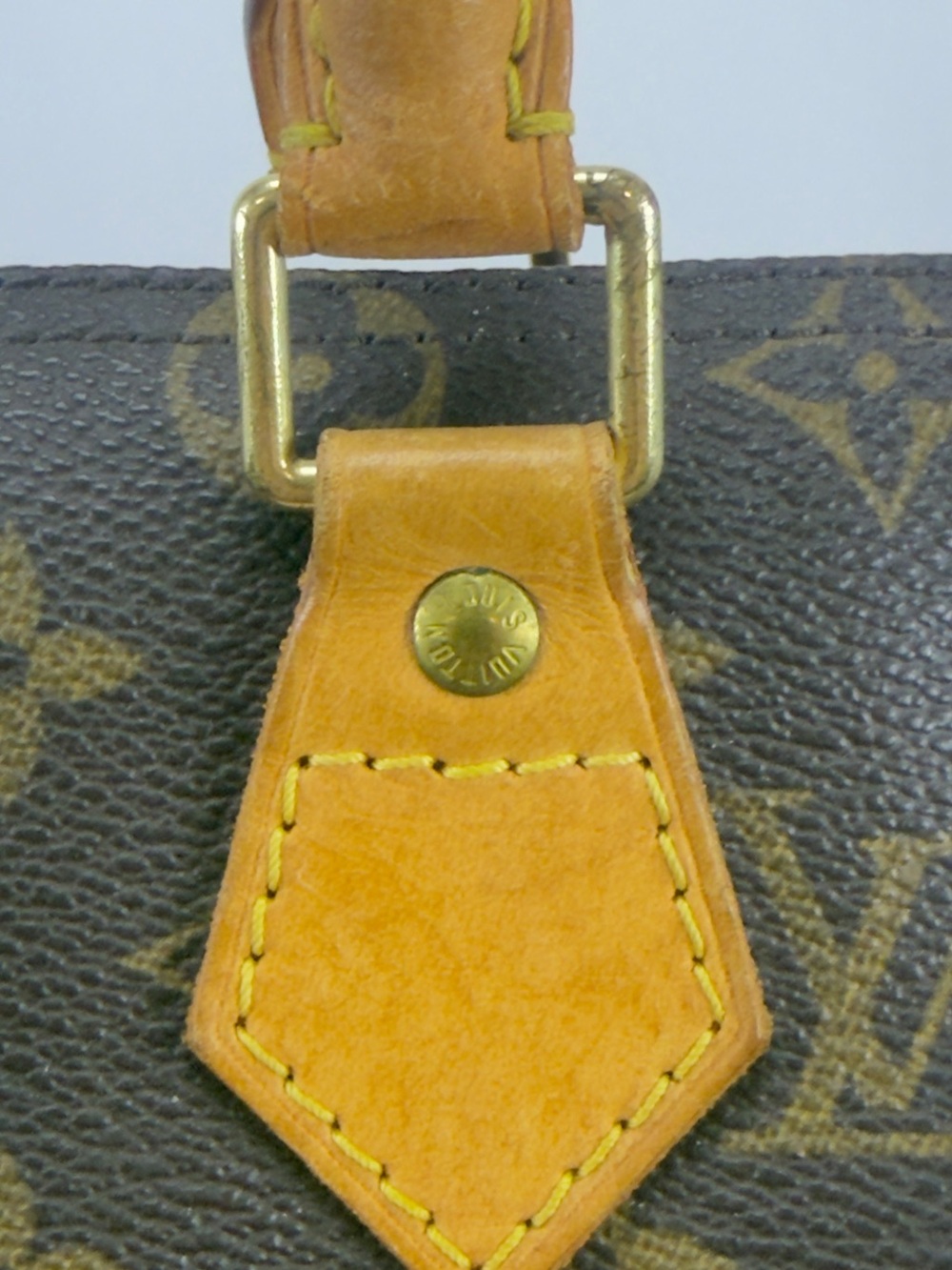 Louis Vuitton LV Speedy 25 Brown Monogram Canvas Satchel with Tan Trim - Picture 16 of 16